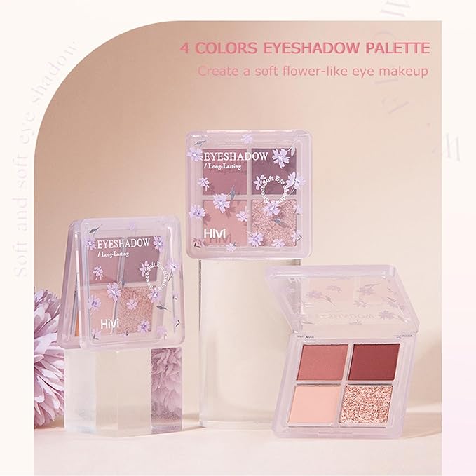 Makeup Kit for Girls, 8 Pieces Makeup Set, Include 4 Color Lipsticks and Eyeshadow, Eyebrow Pencil, Concealer, Blush Palette, Ideal Gift for Girls-Velvo Beauty