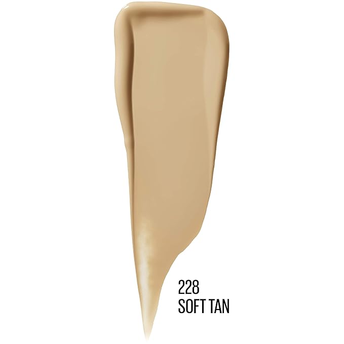 Maybelline Dream Urban Cover Flawless Coverage Foundation Makeup, SPF 50, Soft Tan-Velvo Beauty