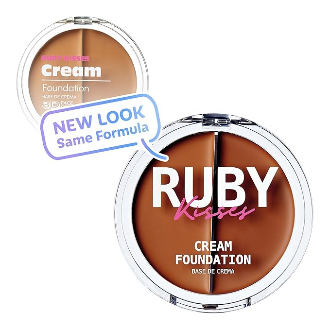 Ruby Kisses 3D Face Creator Cream Foundation & Concealer, 12 Hours Long Lasting, Medium to Full Coverage, Non-Greasy, Ideal for Makeup & Contour Palette (Level 11)-Velvo Beauty