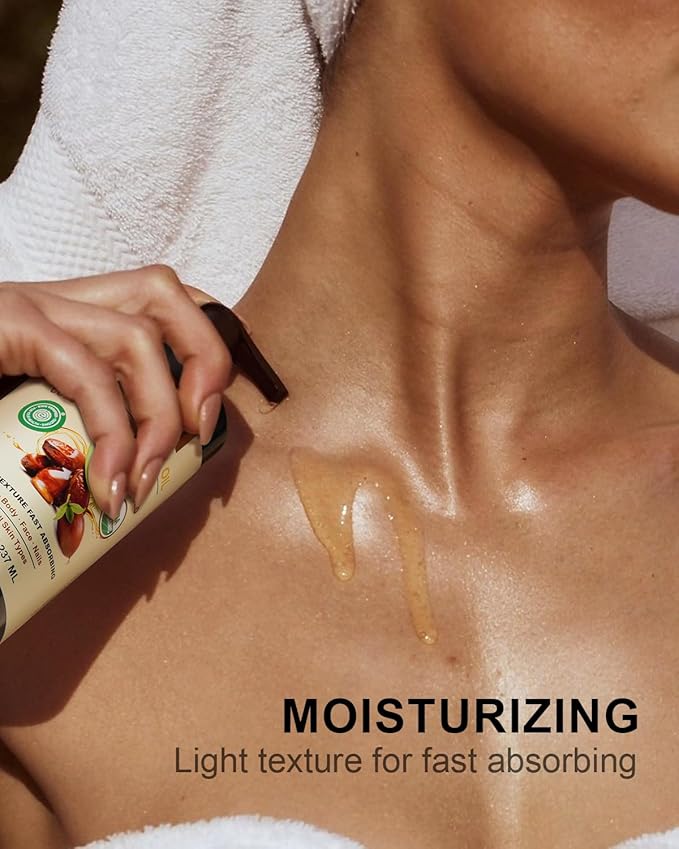 Yoken USDA Organic Jojoba Oil Cold Pressed 8 fl oz, 100% Pure & Natural Unrefined Jojoba Oil for Face Hair & Skin Massage, Hexane Free, Deeply Moisturizing Body Carrier oils Multi-Purpose Serum-Velvo Beauty
