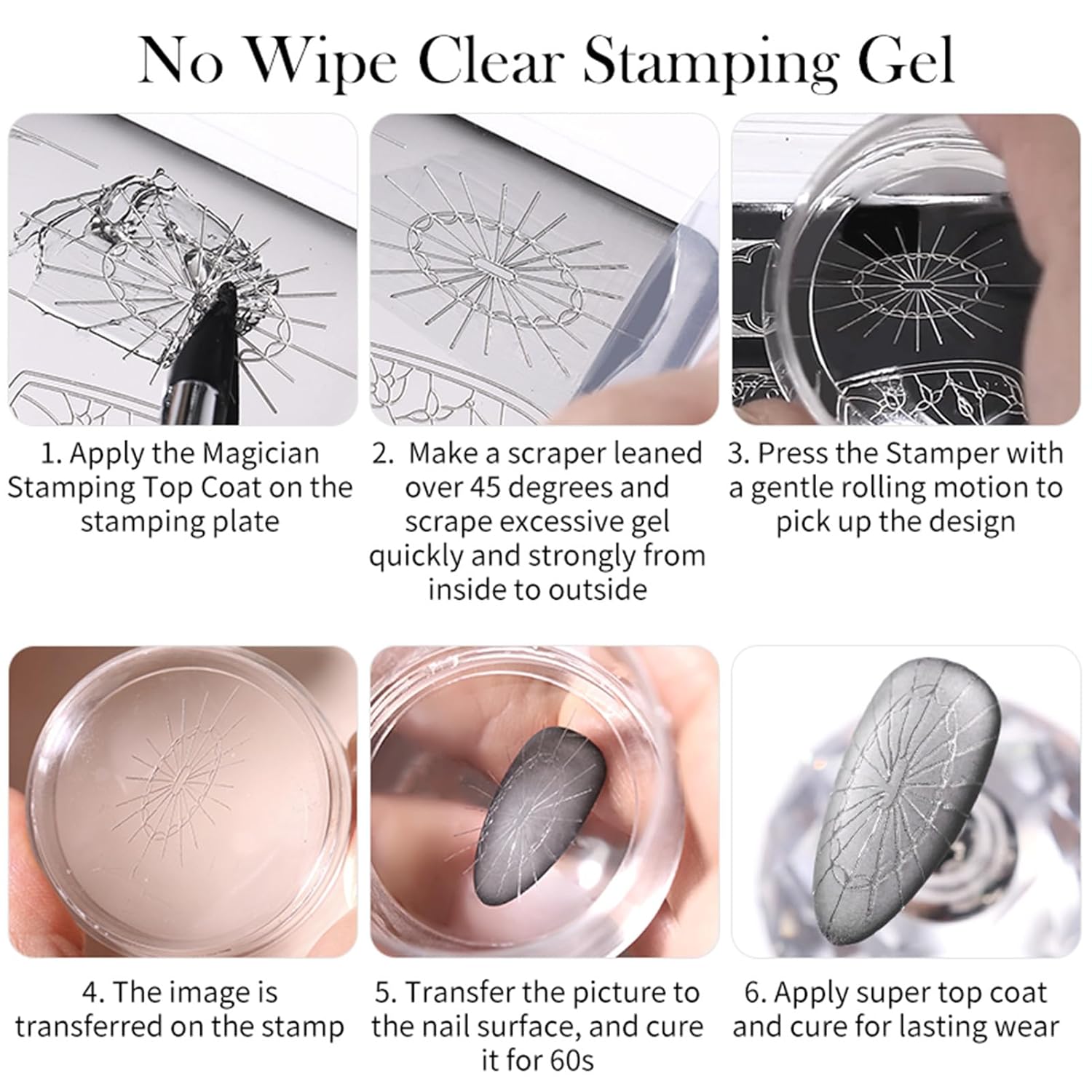 Born Pretty Magician Stamping Top Gel, Nail Stamping Gel Polish, Nail Art Stamping Gel, Nail Stamp for Nail Art Design-Velvo Beauty