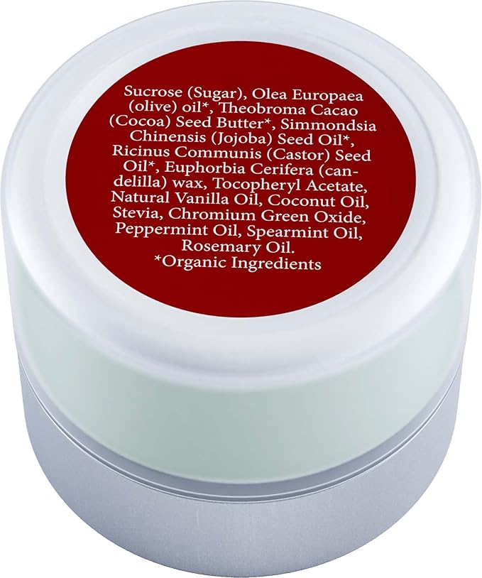 Lip Exfoliator Scrub and Lip Treatment - Gentle Lip Repair for Dry Cracked Lips and Lip Scrubs Exfoliator and Moisturizer - All Naturals Lip Brightening for Dark Lips (Peppermint)-Velvo Beauty