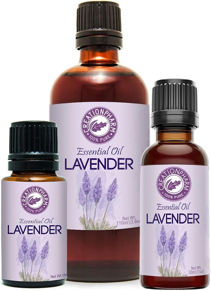Creation Pharm Lavender Essential Oil 2 oz - 100% Pure - Aceite esencial de Lavanda-Velvo Beauty