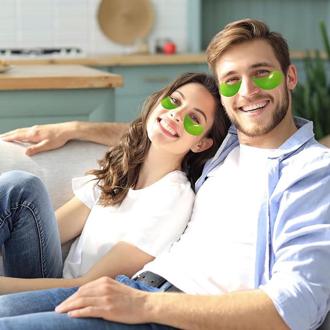 Under Eye Patches for Dark Circles: 30 Pairs Green Tea Eye Gels Pads - Reduce Eye Bags, Wrinkles & Puffy - Skin Treatment Mask Retinol Collagen - Anti Aging & Face Moisturizer For Women (Green Tea)-Velvo Beauty