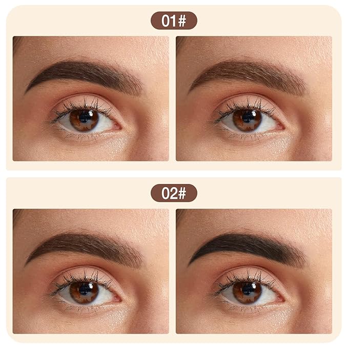 Boobeen 2-Color Eyebrow Palette, Brow Powder Makeup for Sculpting and Defining Brow, Eye Contour Kit with Brush Applicator-Velvo Beauty