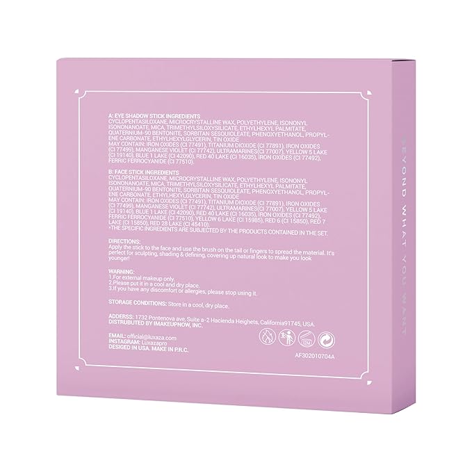 Neutral Eyeshadow Stick Makeup 6PCS Set, Brown Metallic Shimmer Matte Cream Eye Shadow Eyeliner Brightener Pencil Crayon - GRAPE WINE-Velvo Beauty