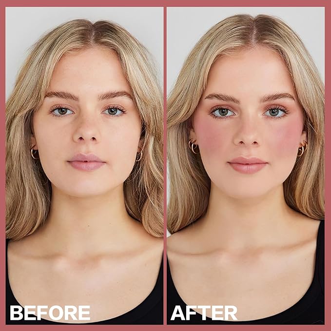 2Pcs Cream Blush Makeup Stick,Monochromatic Multi-Stick Face Blush for Cheek,Lip and Eye,Matte and Dewy Finish for Long Wearing,Easy Application.HOTLINE-Velvo Beauty