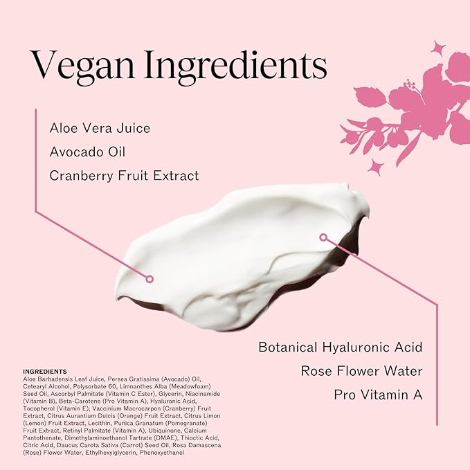 LilyAna Naturals Face and Neck Moisturizer for Women and Men - Moisturizer Face and Neck Cream for Dry Skin and Dark Spot Brightening - Rose and Pomegranate Extracts - 1.7oz (Pack of 2)-Velvo Beauty