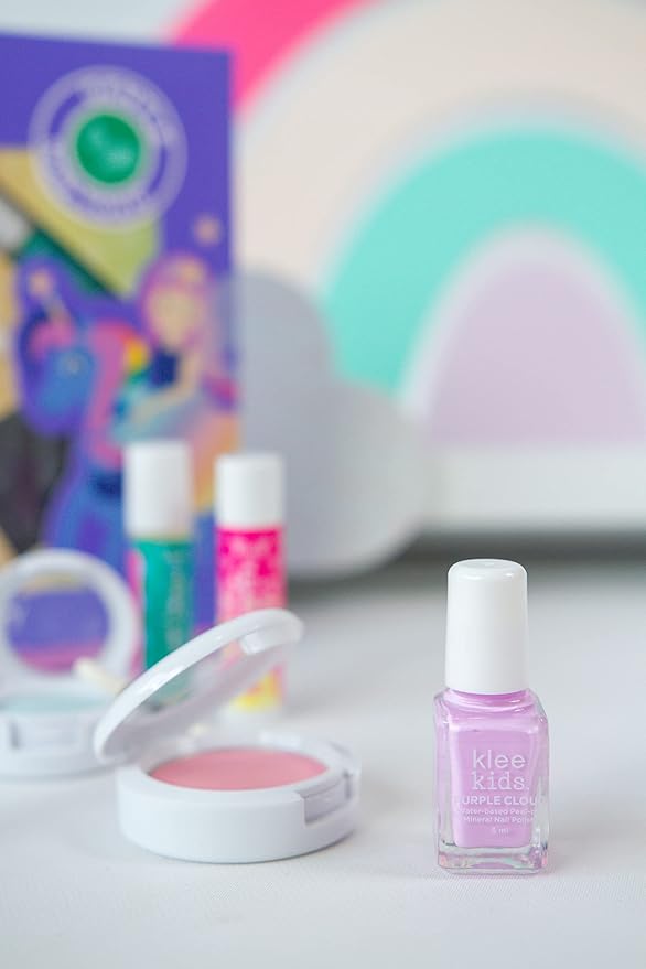 Luna Star Naturals Klee Kids Deluxe Play Makeup Kit. Gentle and Non-Toxic. Made in USA. (Unicorn Cloud Fairy)-Velvo Beauty