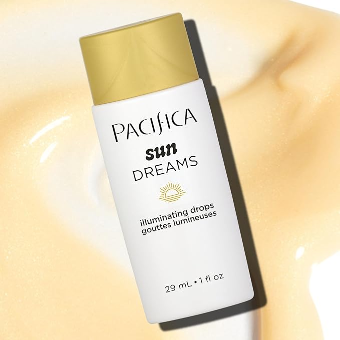 Pacifica Sunset Glow Drops – Face Bronzer - Vitamin C Face Bronzing Makeup for Instant Sun-Kissed Glowing Illuminator & Hydrating Skin Tint | Buildable Highlighter Drops Vegan Dermatologist Tested-Velvo Beauty