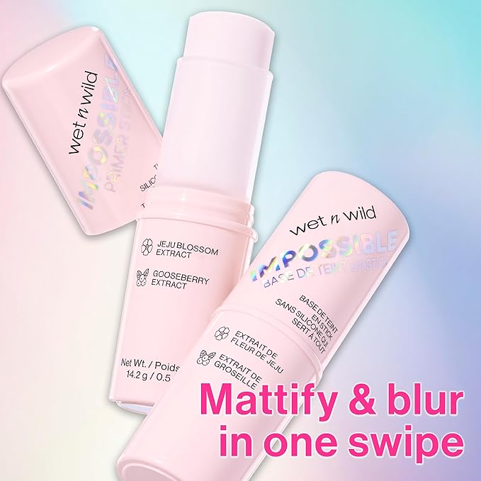 wet n wild Impossible Primer Stick, Enriched with Gooseberry & Jeju Blossom for a Brightening Durable Makeup Base, Vegan & Cruelty-Free-Velvo Beauty