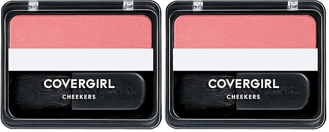 COVERGIRL Cheekers Blush, Flushed, 0.120 Ounce, 1 Count (Pack of 2)-Velvo Beauty