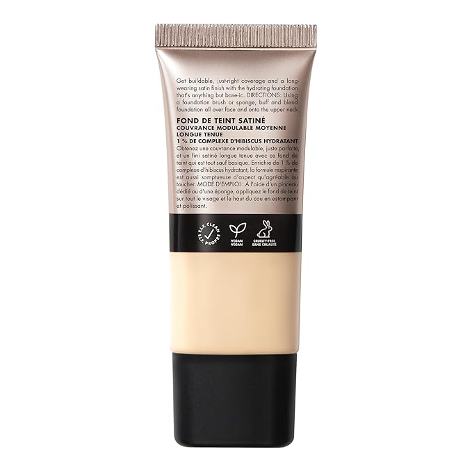 e.l.f. Soft Glam Foundation, Medium Coverage, Long-Lasting & Buildable Foundation For A Smooth, Satin Finish, Vegan & Cruelty-Free, 12 Fair Warm-Velvo Beauty