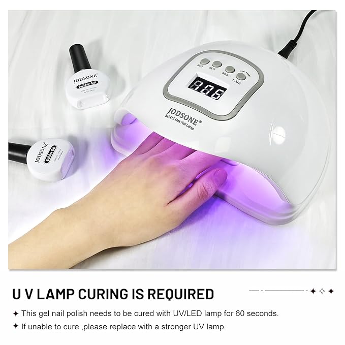 JODSONE 2Pcs 10ml Builder Gel Set, Clear Gel Nail Strengthener for Thickening, Nail Extension, Apex Building, Repairing Broken Nails, Long Lasting DIY Nail Art Gift for Women-Velvo Beauty