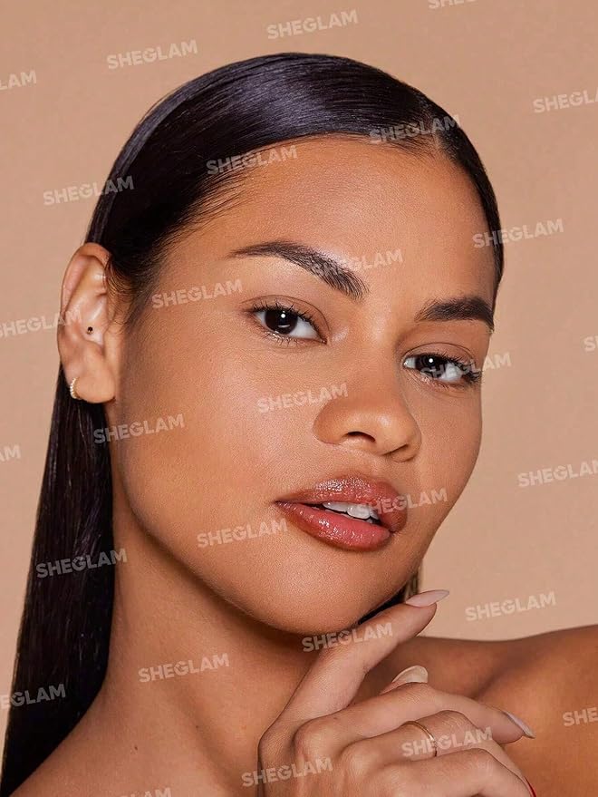 SHEGLAM SKin-Focus Full Coverage Powder Foundation Oil-Control Lightweight Face Pressed Powder Makeup-Shell-Velvo Beauty