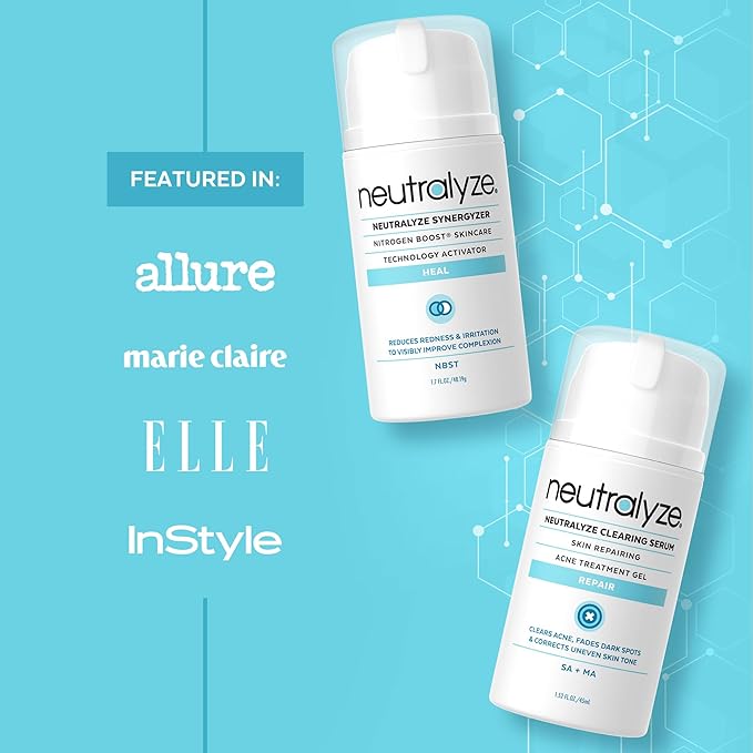 Moderate To Severe Acne Treatment Kit 2.0 (Clearing Serum & Synergyzer)-Velvo Beauty