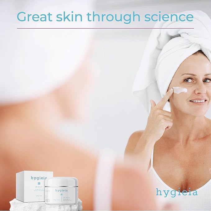 Hygieia + Encapsulated 2% Retinol Cream, 4oz – Liposomal Anti-Wrinkle Cream for Face, Neck & Body – Fast & Deep Cellular Absorption – Day or Night Cream for Firming, Lifting & Repairing Aging Skin-Velvo Beauty