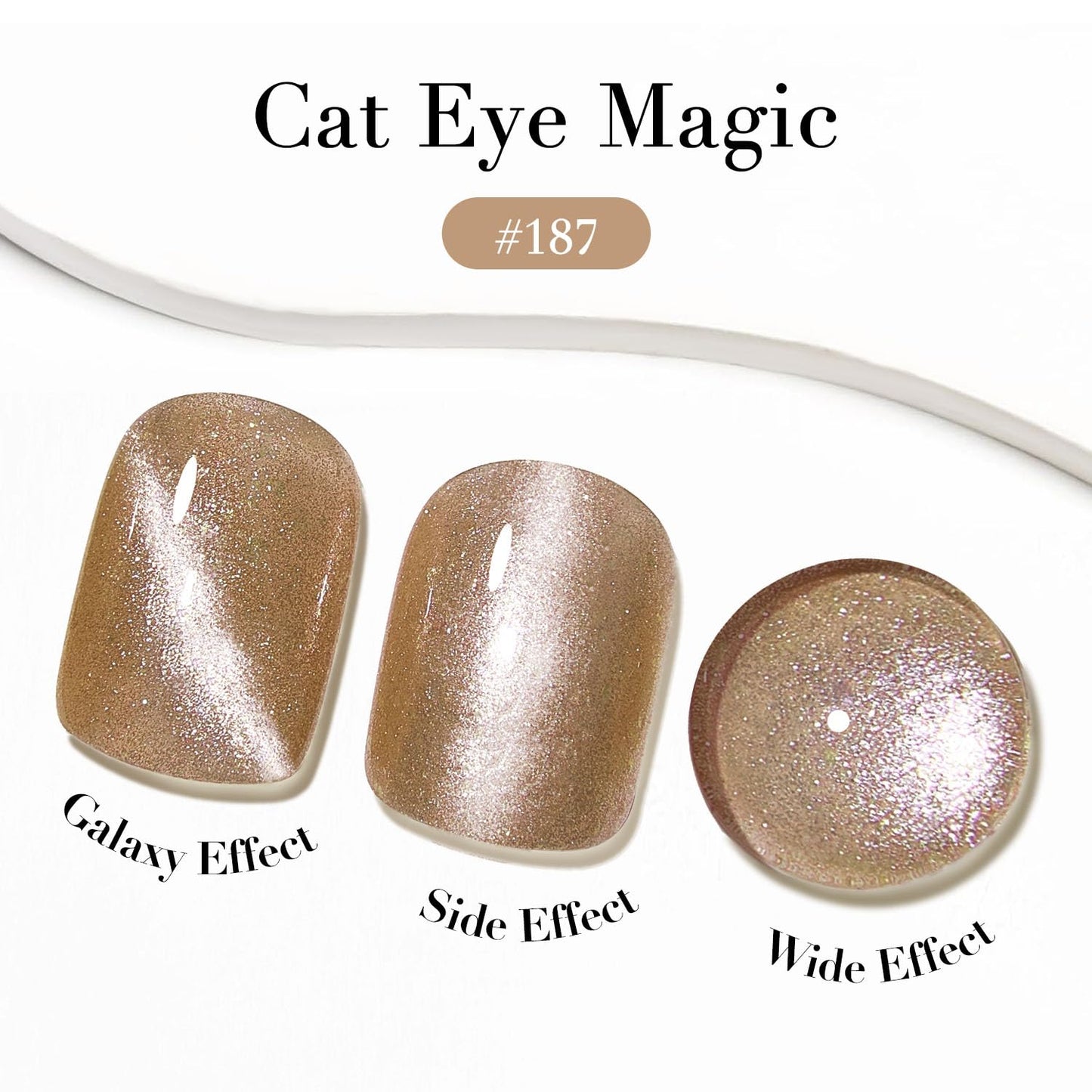 AZUREBEAUTY Cat Eye Nail Polish Quick Dry Nude Brown Magnetic Fingernail Polish no Gel Long-lasting Salon-Quality for Women Girl Gift 0.34 fl oz-Velvo Beauty