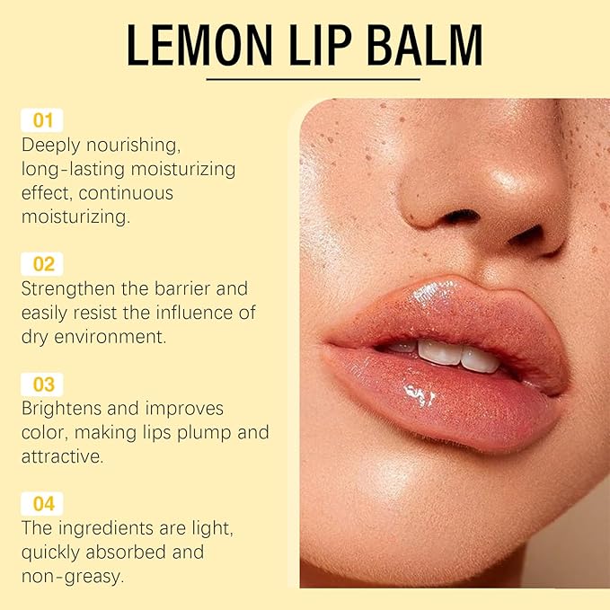 Lemon Lip Balm | All Natural Turmeric Lip Balms & Moisturizers | Hydrates Care Lip Balm, Brighten & Nourish Dark Lips Effortlessly-Velvo Beauty