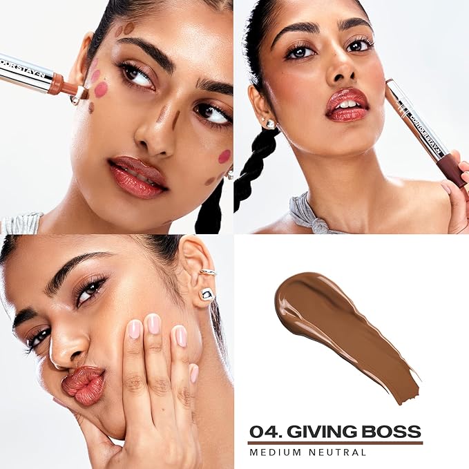 Sacheu Liquid Contour STAY-N Long Wear Cream Contour Makeup — Long Lasting, Blendable, & Lightweight Formula — Vegan & Cruelty-free, Giving Boss-Velvo Beauty