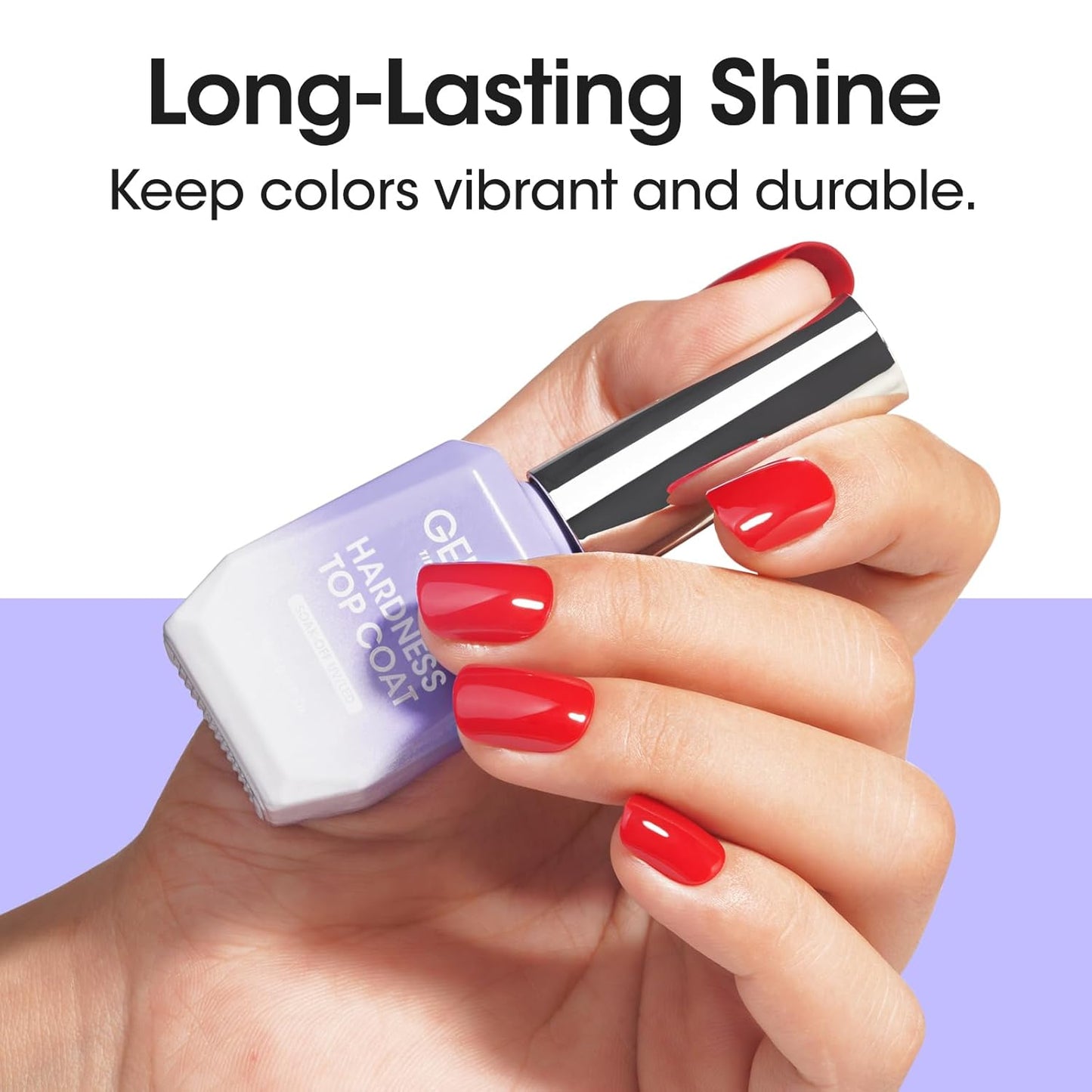 GELLEN No Wipe Gel Top Coat, 18ml Tempered Scratch Resistant Clear Nail Polish Finish, Soak Off UV Lamp Top Gel, High Gloss Shiny & Long Lasting Top Coat for Starter Nail Salon Art DIY Manicure-Velvo Beauty