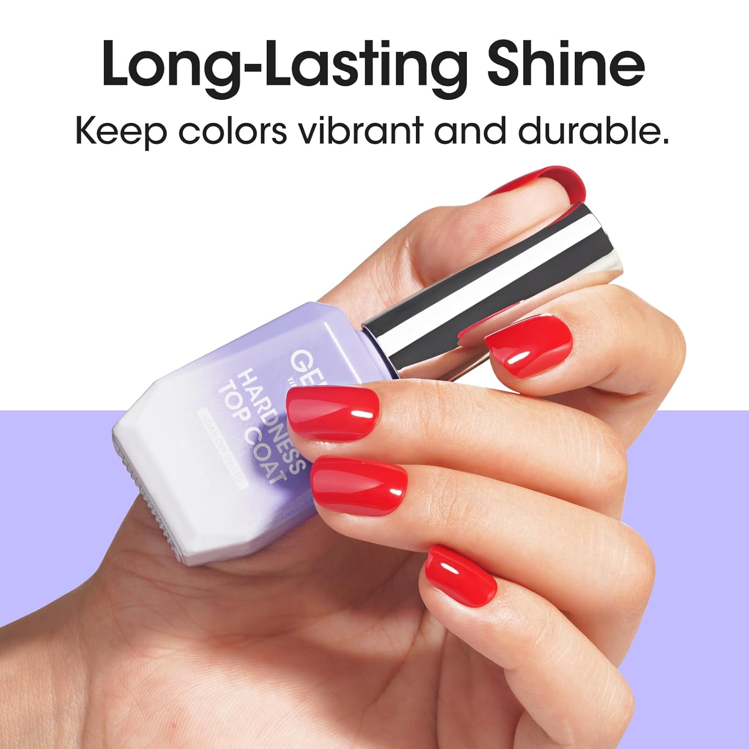 GELLEN No Wipe Gel Top Coat, 18ml Tempered Scratch Resistant Clear Nail Polish Finish, Soak Off UV Lamp Top Gel, High Gloss Shiny & Long Lasting Top Coat for Starter Nail Salon Art DIY Manicure-Velvo Beauty