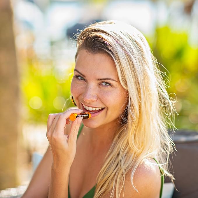 Panama Jack Sunscreen Lip Balm - SPF 45, Flavor Pack, Broad Spectrum UVA-UVB Sunscreen Protection, Prevents & Soothes Dry, Chapped Lips (Dreamsicle/Vanilla/Tropical/Mango)-Velvo Beauty