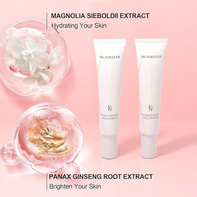 FV Oil-Control Primer, Long-Lasting Hydrating Formula with Matte Finish for Daily Use, Pore-Minimizing, Smooth Texture for Oily Skin (Oil Control)-Velvo Beauty