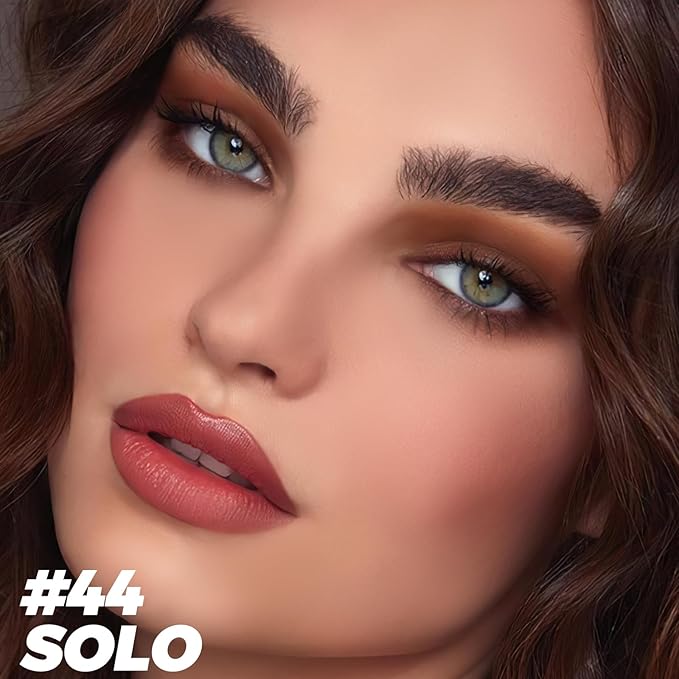 FOCALLURE Shimmer and Matte Cream Eyeshadow Stick,Smooth Brilliant Eye Brightener Pencil,High Pigment Eye Highlighter Pen for Women,Long Lasting Waterproof Eye Shadow and Liners Makeup (SOLO)-Velvo Beauty