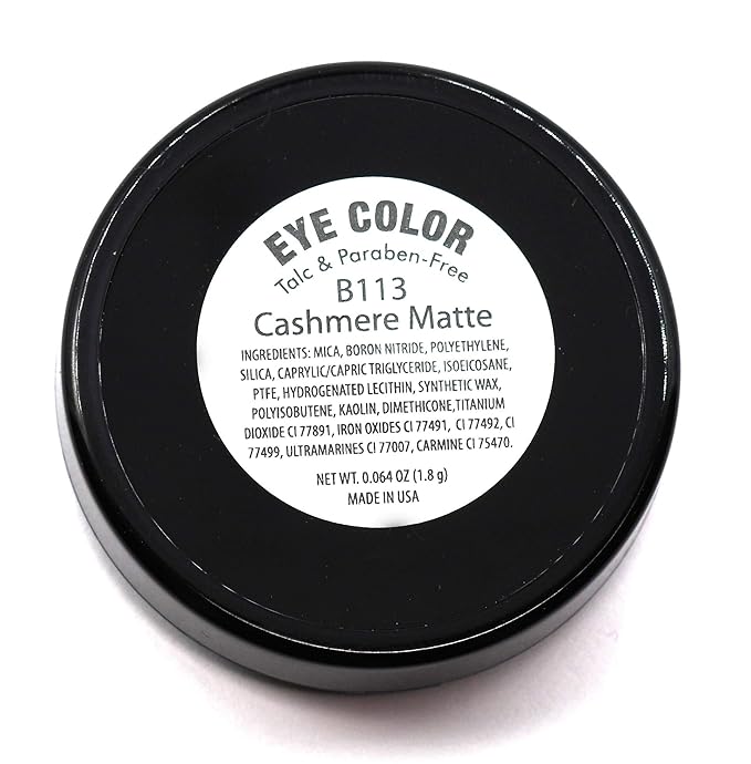 Cashmere Matte Satin Velvet Lavender Purple Light Pink Opaque Pressed Powder Single Vegan Eyeshadow; Talc, Paraben & Cruelty Free-Velvo Beauty