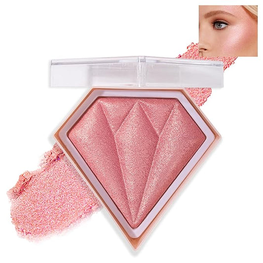 White Highlighter Makeup Palette Face Highlighter Powder Iluminadores De Maquillaje Narutal Shimmer Glitter Highlighter Blush Powder Makeup Palette-05 Mermaid Color-Velvo Beauty