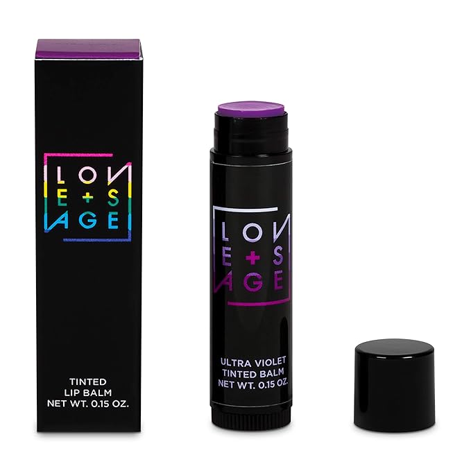 Love + Sage Ultra Violet Lip Balm (Purple tint)-Velvo Beauty