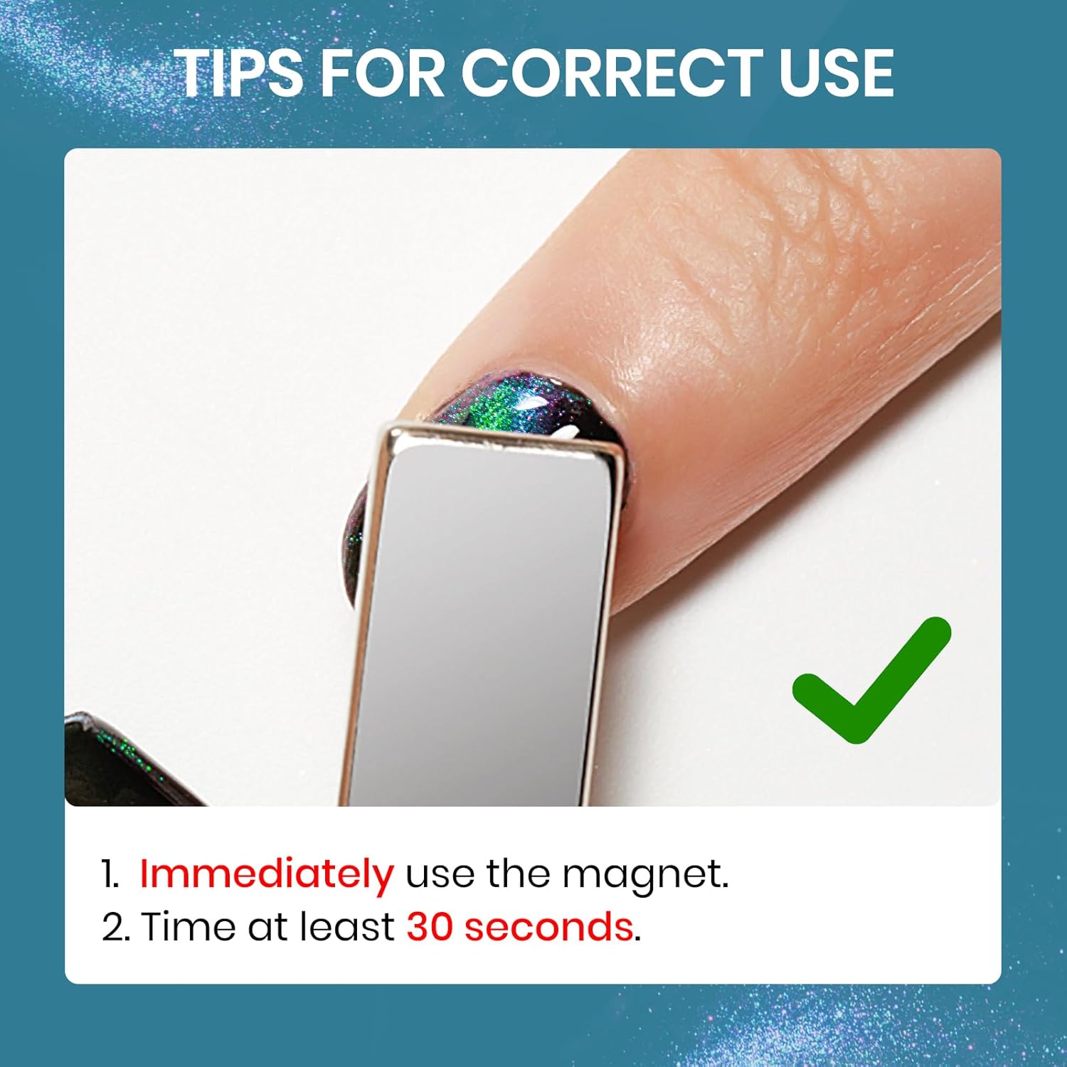 Cat Eye Nail Polish Non Gel with Magnet Quick Dry Cateye Magnetic Nail Polish for Fingernail Air Drying Fast Lacquer Manicure Gift For Women Girls 16ml, 0.54fl oz-Velvo Beauty