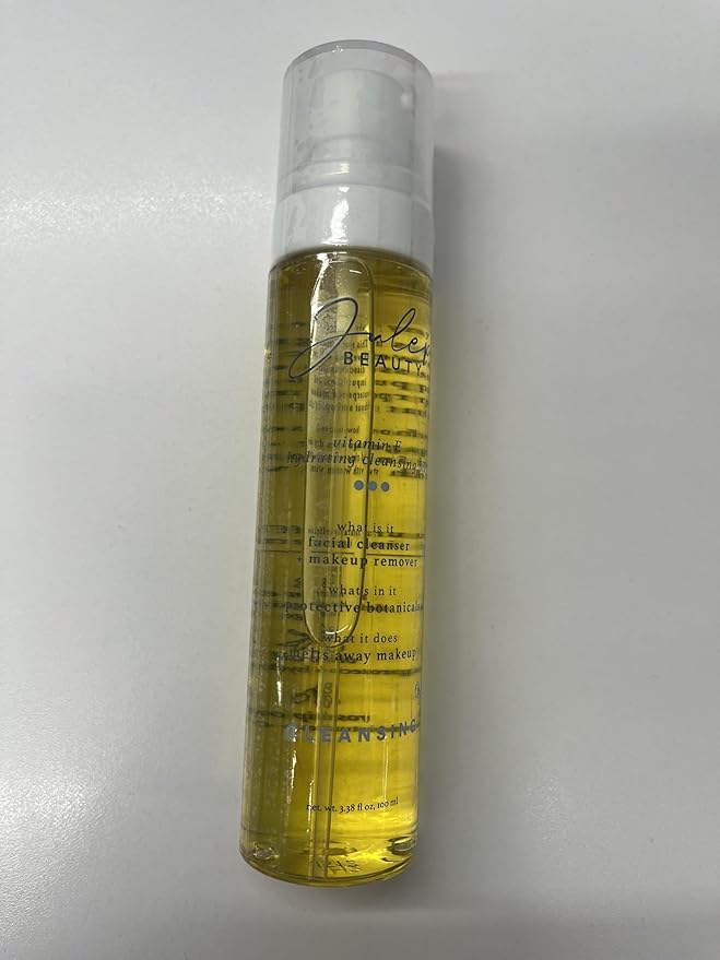 Julep Vitamin E Hydrating Cleansing Oil and Makeup Remover - Face Wash for Normal to Dry Sensitive Skin - 3.38 Fl Oz - Rosehip and Olive Oil Face Cleanser-Velvo Beauty