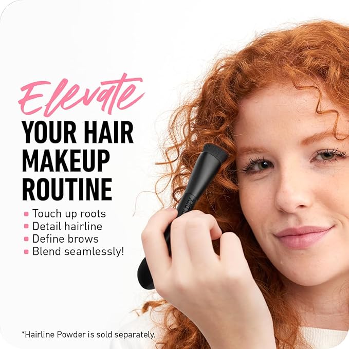 BOLDIFY Four Ended Hairline Powder Brush - Precision Hair Makeup Brush Set with Sponge Tip for Seamless Blending - Ideal as a Hair Concealer/Contour, Root Touch Up-Velvo Beauty