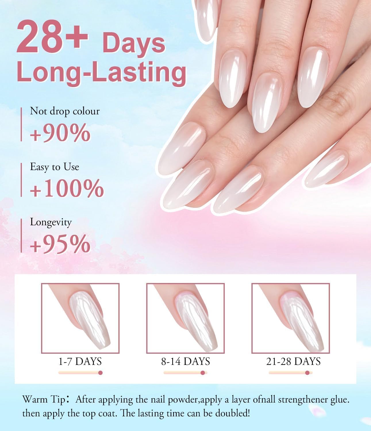 6Pcs Chrome Nail Powder Set - Metallic Mirror Effect Holographic Nail Powder Gold Silver White Nail Chrome Powder for Nails Art Decoration-Velvo Beauty