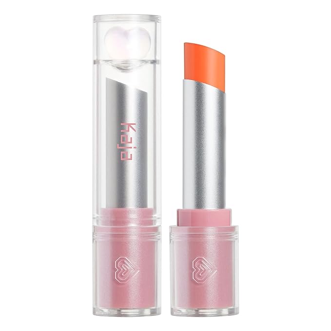 Kaja Juicy Glass Lip Balm | Plumping, Hydrating, Korean Lip Balm, Moisturizing Lip Care, 24hrs Long-lasting Hydration, Nourishing Lip Care | Peach Mimosa, 0.15 oz.-Velvo Beauty