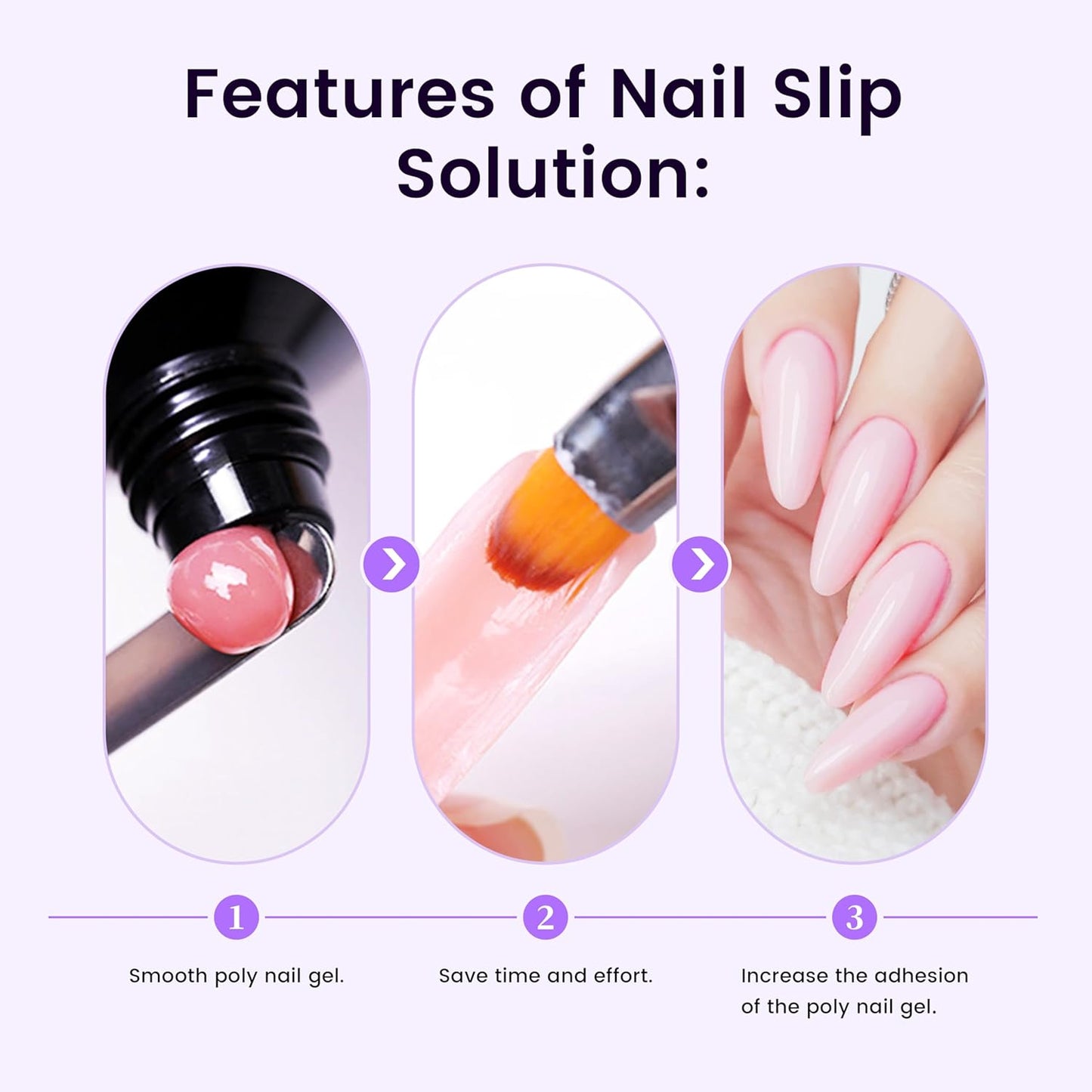 AIJIMEI Nail Slip Solution Poly Gel Slip Solution Set 4FL.OZ 2PCS Slip Solution for Nails Gel Nail Solutions Slip Solution for Poly Nail Gel UV&LED Gel Cleanser Slip Solution for Poly Nail Gel-Velvo Beauty