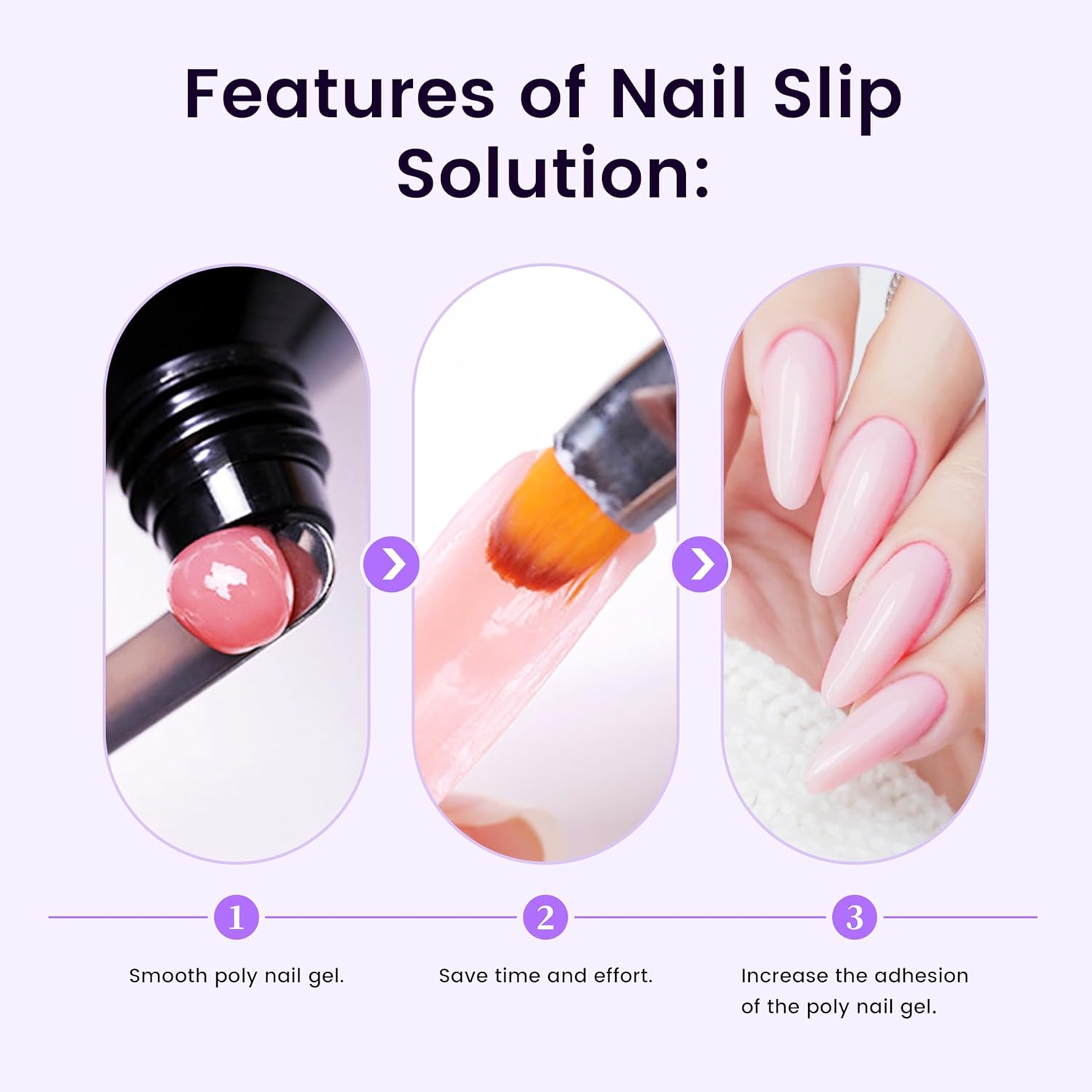 AIJIMEI Nail Slip Solution Poly Gel Slip Solution Set 4FL.OZ 2PCS Slip Solution for Nails Gel Nail Solutions Slip Solution for Poly Nail Gel UV&LED Gel Cleanser Slip Solution for Poly Nail Gel-Velvo Beauty