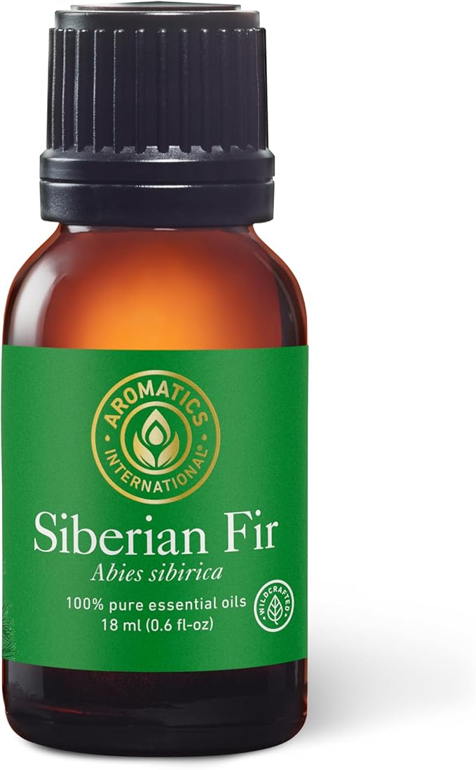 Aromatics International Premium Organic Siberian Fir Essential Oil 18ml | 100% Pure Essential Oil for Diffusion & Aromatherapy-Velvo Beauty