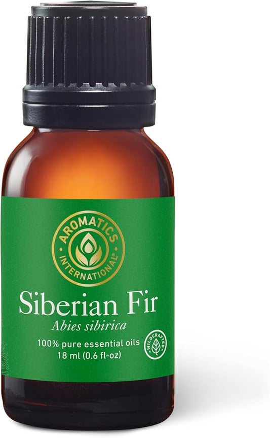 Aromatics International Premium Organic Siberian Fir Essential Oil 18ml | 100% Pure Essential Oil for Diffusion & Aromatherapy-Velvo Beauty