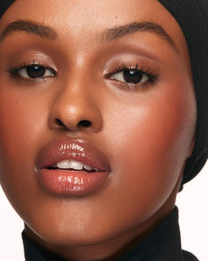 MAKE Beauty Serum Balm Hydrating Lip Oil. Vegan moisturizing lip gloss with plumping effect. Lip treatment cream for soft, smooth, shiny lips - Shade, Sun Flare-Velvo Beauty