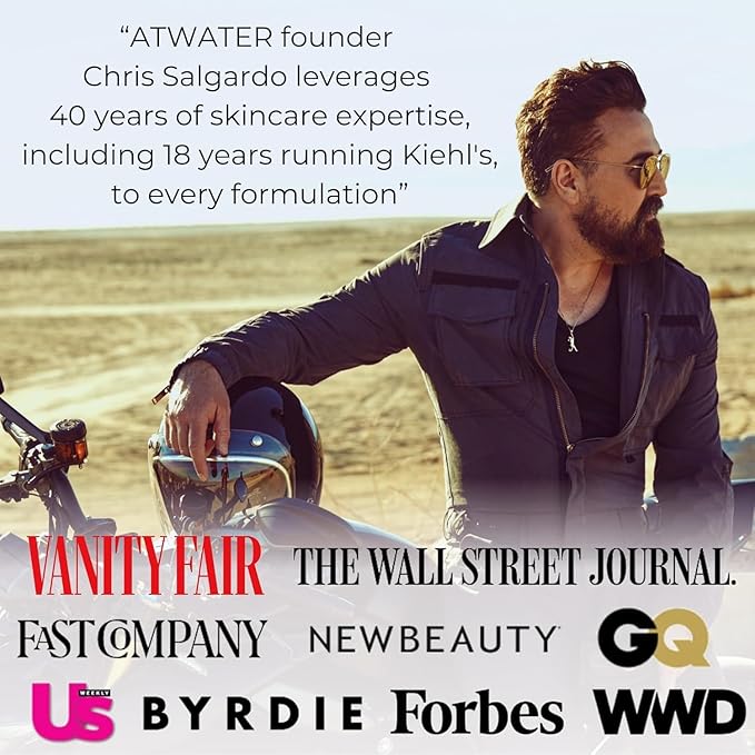 ATWATER Skin Armor Exfoliating Face Scrub,Men’s Facial Cleanser - Smoothes and Cleans Skin to remove Dead Skin - Travel Size Mens Face Exfoliator Leaving you Fresh and Vibrant - 3.4 oz (2 pack)-Velvo Beauty