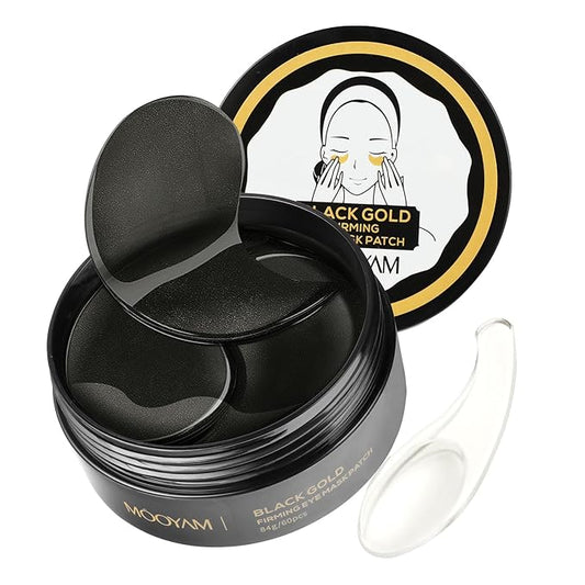 Under Eye Mask Moisturizing Eye Mask Patches,60PCS Eye Treatment Mask Cooling Under Eye Pads for Brightening Repairing and Refreshing Your Skin Under Eye Mask, Beauty Skin Care Gift (black)-Velvo Beauty