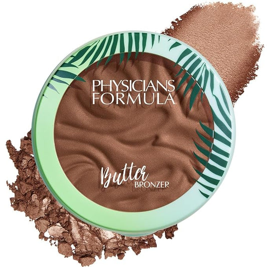 Physicians Formula Murumuru Butter Bronzer, Moisturizing, Nourishing Murumuru Butter for Silky Glow, Dermatologist Tested, Hypoallergenic, Vegan & Cruelty-Free - Endless Summer-Velvo Beauty