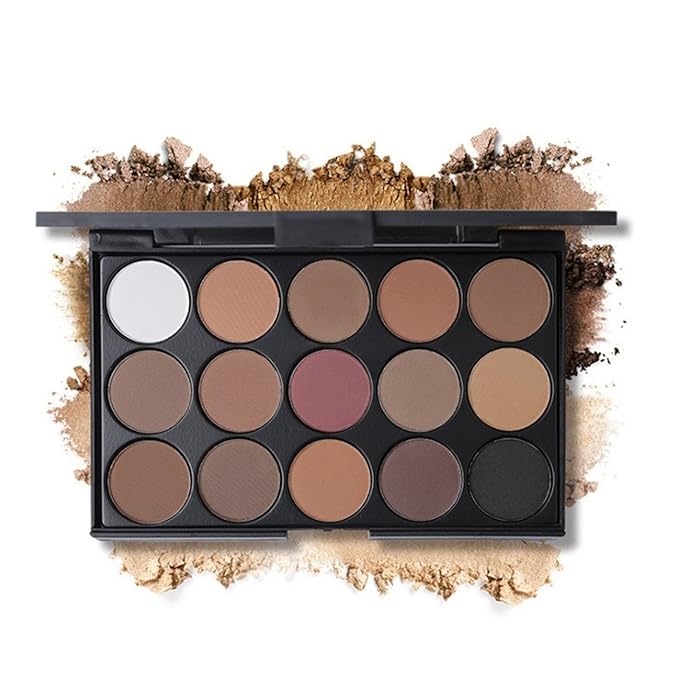 Pro 15 Colors Eyeshadow Makeup Palette Cosemetic Contouring Kit - Ideal for Professional and Daily Use-Velvo Beauty