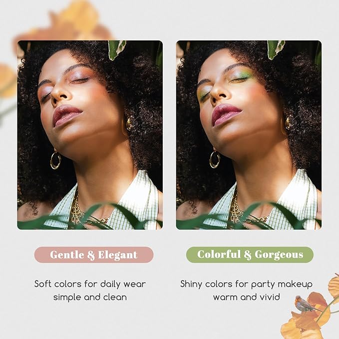 Color Nymph Beginner Makeup Kits For Teens With Train Case Included Full Makeup Kit Eyeshadow Palette Blushes Bronzer Highlighter Lipstick Brushes Mirror（Gold）-Velvo Beauty