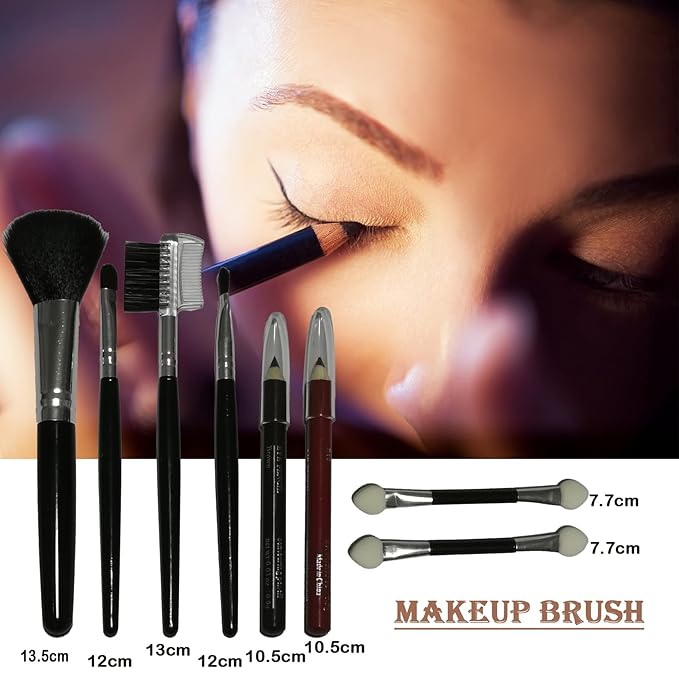 118 Colors Makeup Kit All-in-one Makeup Set, Cosmetic-Gift for Women -Include Makeup Brush Set, Eyeshadow Palette, Brow Powder, Eyebrow Pencil, Lip brush -(Multicolor 101)-Velvo Beauty