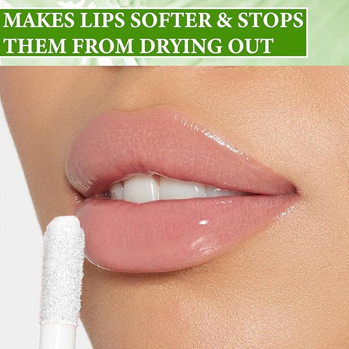 Lip Plumper Set,Lip Plumper Oil Gloss Moisturizing Lip Plumper Lip Care Serum,Hydrating Plump Gloss Reduce Fine Lines,Lip Plumper for Day & Night Use Set A（2Pcs）-Velvo Beauty