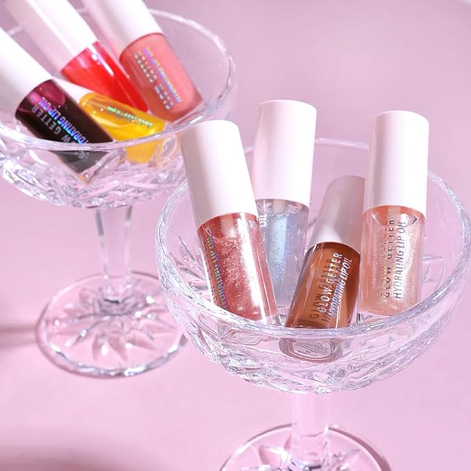 Glow Getter Hydrating Lip Oil (008, Juicy Red)-Velvo Beauty